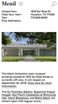 Mobile Screenshot of menil.org