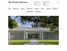 Tablet Screenshot of menil.org